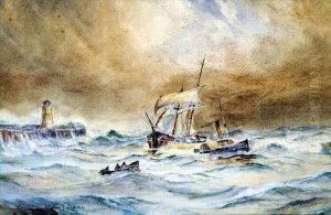 Steam And Sail, At The Harbour Mouth