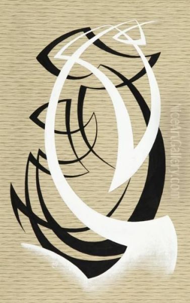 Rythmes Oil Painting by Felix Aime Del Marle