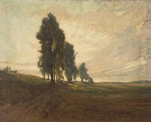 Country Road At Sunset