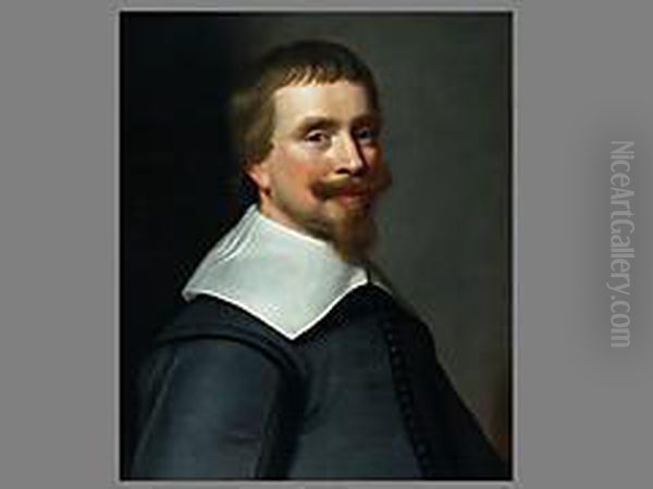 Bildnis Eines Bartigen Herren Oil Painting by Jacob Willemsz II Delff