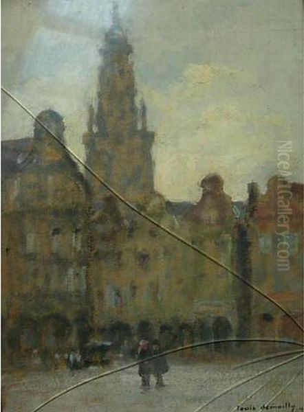 Untitled Oil Painting by Louis Hector Demailly