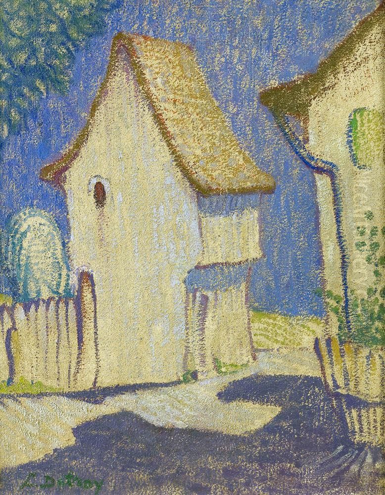 Maisons Oil Painting by Leon Detroy