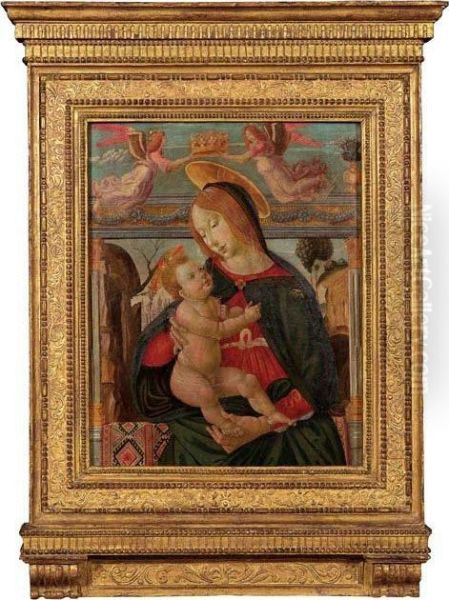 Madonna Col Bambino Oil Painting by Alesso Di Benozzo