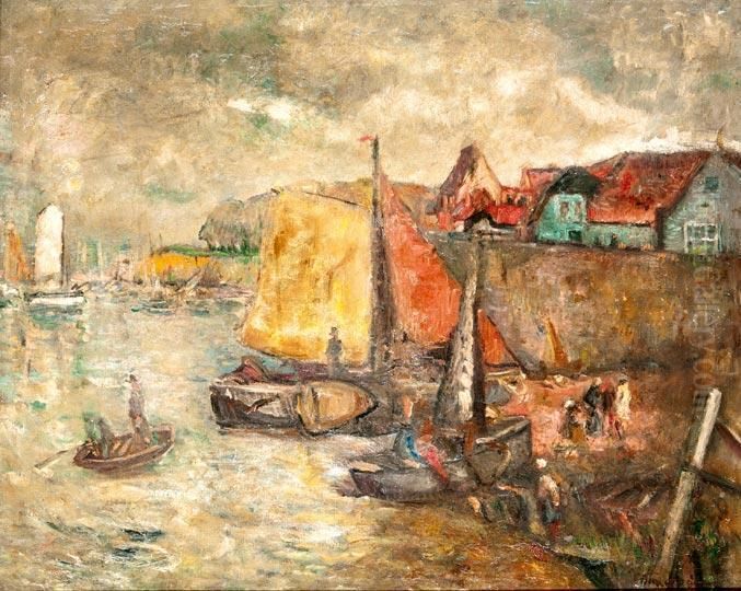 Bretagne - I Hajnal Oil Painting by Rudolf Diener-Denes