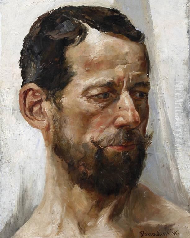 Carlo Oil Painting by Ermenegildo Carlo Donadini