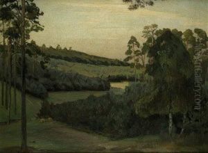 Grunewaldlandschaft Im Abendlicht Grunewaldlandschaft Im Abendlicht