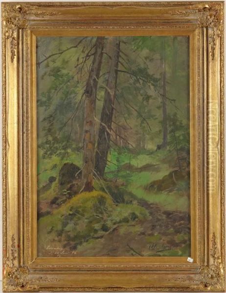Waldstuck Oil Painting by Christoffer Drathmann