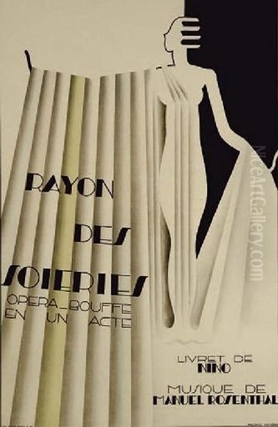 Rayon Des Soieries (o. 17) Oil Painting by Maurice Dufrene