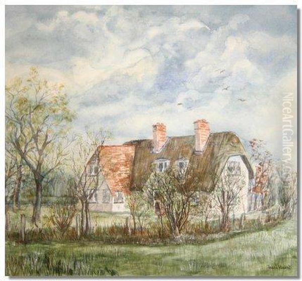 Masseys Pyttle,early Spring Oil Painting by Frank Vincent Dumond