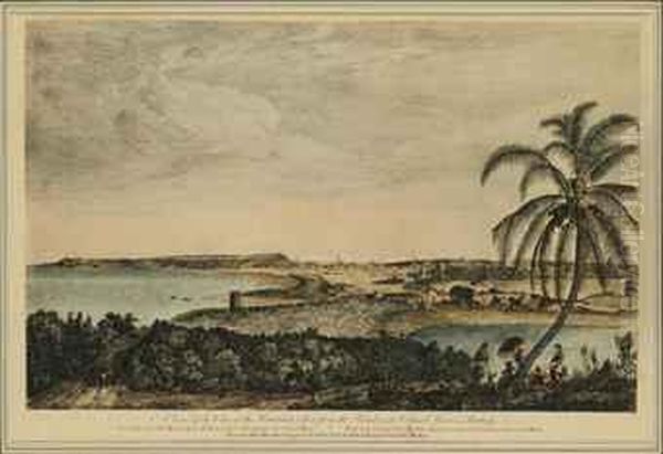 A View Of The City Of Havana, Taken From The Road Near Colonelhowe's Battery Par Paul Sand Et Edward Rooker Oil Painting by Elias Durnford