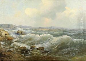 Veduta Di Trieste Dagli Scogli Di Miramare