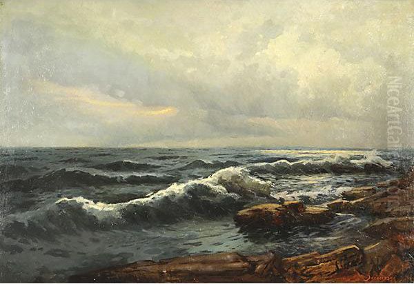 Grande Marina Oil Painting by Alexander Dzigursky