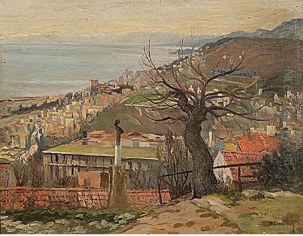 Veduta Di Trieste Con Miramare Oil Painting by Alexander Dzigursky