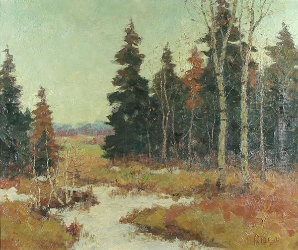 Woods Near Mahogog Oil Painting by Paul Barnard Earle