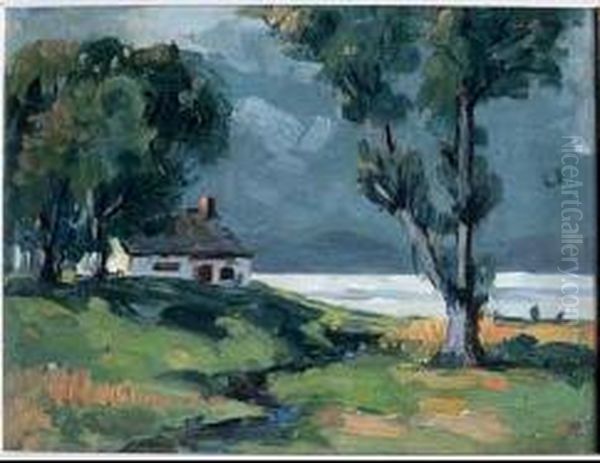 Near St. John Port Joli Oil Painting by Paul Barnard Earle