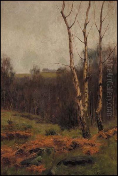 Autumn Oil Painting by Aaron Allan Edson