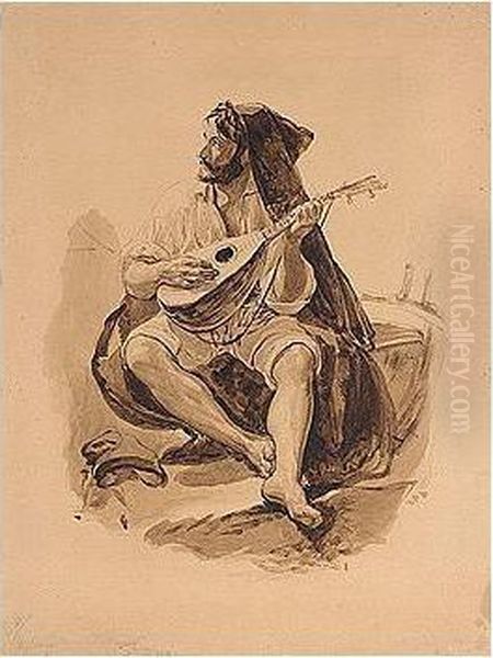 The Brigand Oil Painting by Ivanovic Makovsky Egor
