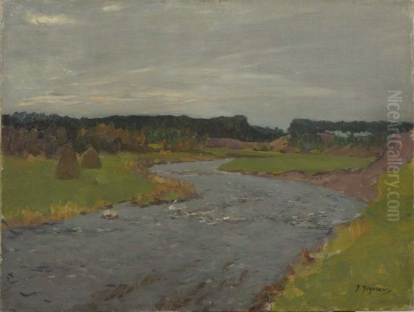 Pirita Jogi Oil Painting by Andrei Afanas'Evich Egorov