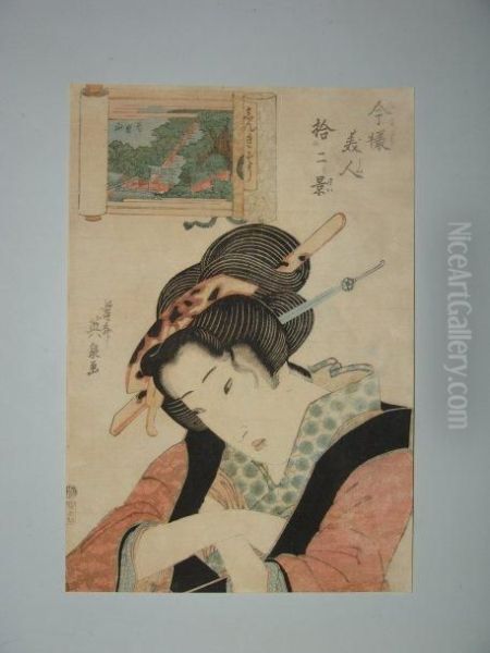 Jeune Femme Oil Painting by Eisen