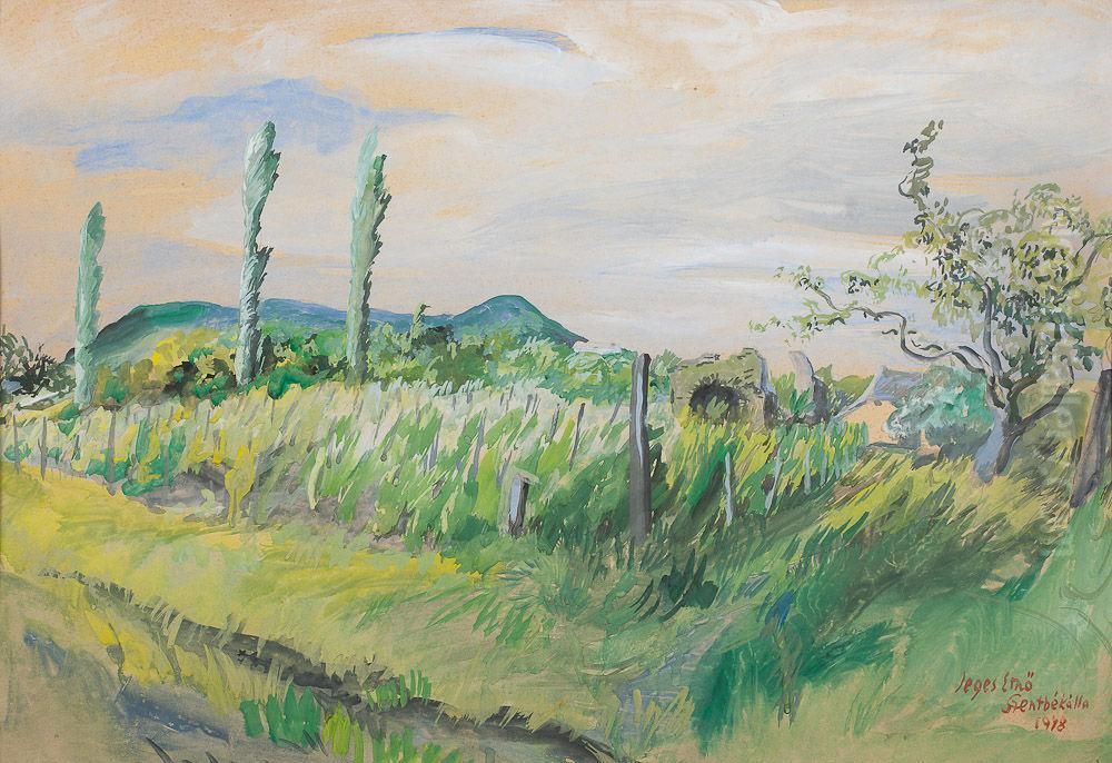 Szentbekalla Oil Painting by Jeges Erno