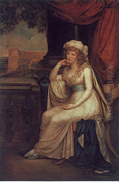 Appollonia Langdale Lady Clifford Oil Painting by Robert Fagan