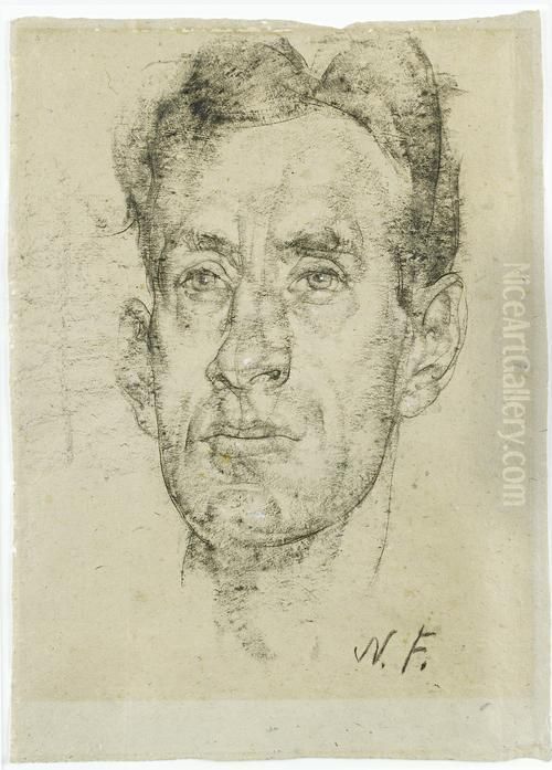 Portrait Of Edward Bright Oil Painting by Nicolai Ivanovich Fechin