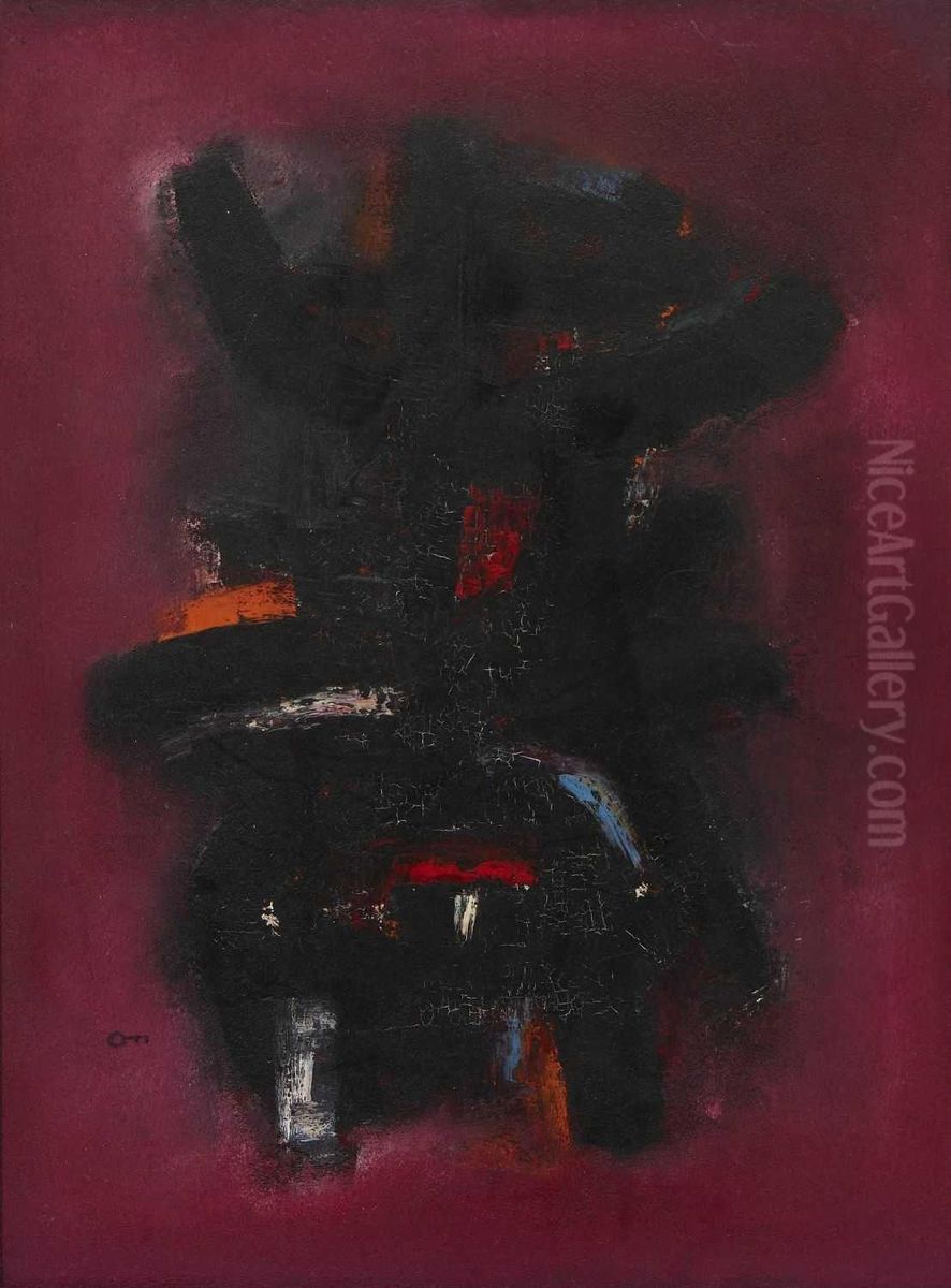 Abstrakte Komposition Oil Painting by Oskar Fischer