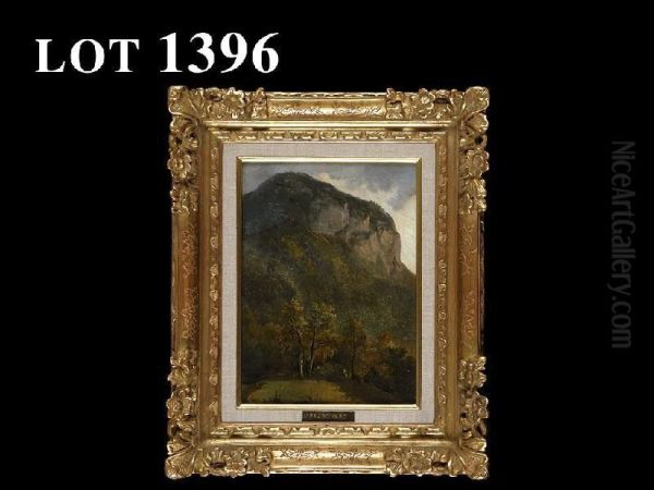 Landscape Oil Painting by Theophile Evariste Fragonard