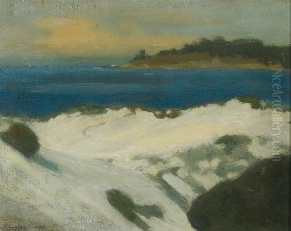 Carmel Oil Painting by Thomas Douglass Fraser