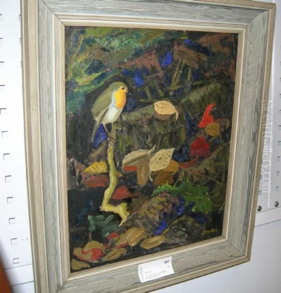 Untitled Oil Painting by Tor-Otto Fredlin