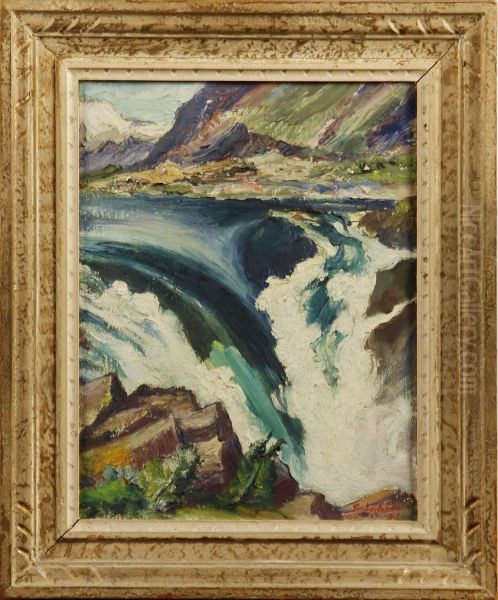 Stora Sjofallet Oil Painting by Carl Einar, Figge Fredriksson