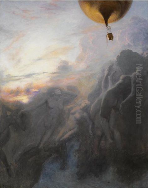 Voyage A L'infini Oil Painting by Friant Emile