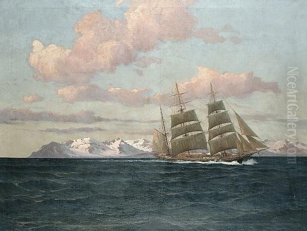 Running Down The Coast Oil Painting by Ernst Frommhold