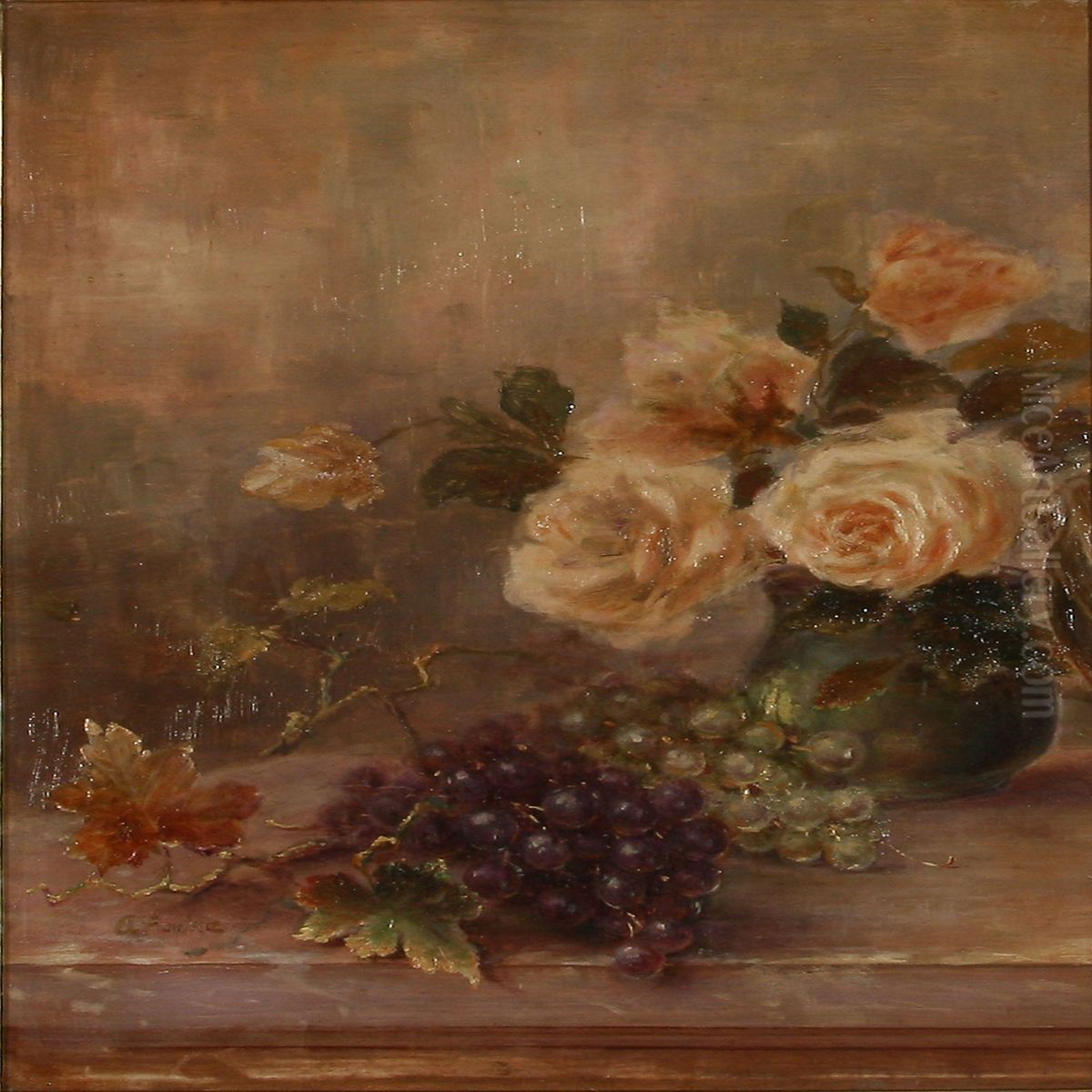 Still Life Oil Painting by Anton Funke
