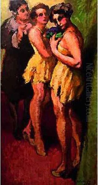 Les Girls Oil Painting by Josue Gaboriaud