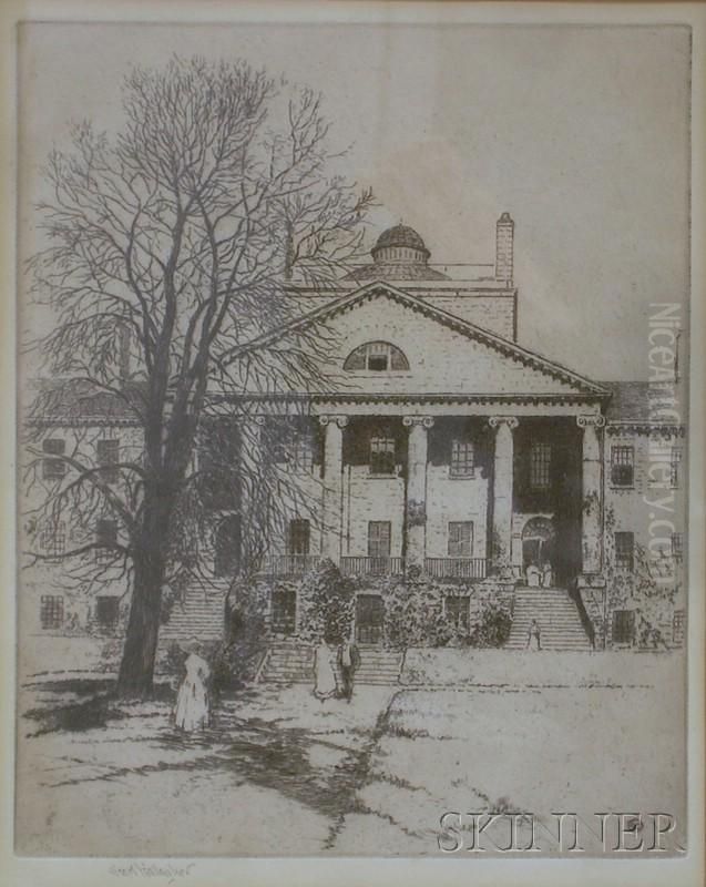Massachusetts General Hospital Oil Painting by Sears Gallagher