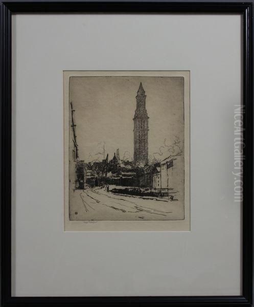 City View Oil Painting by Sears Gallagher