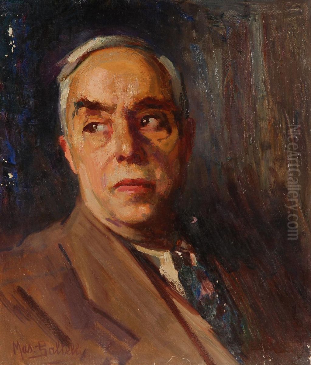 Ritratto Oil Painting by Massimiliano Gallelli