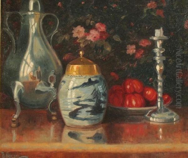 Variastilleben Oil Painting by Theo Gansen