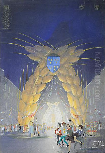 Decorazione Per Un Teatro Oil Painting by Tony Garnier