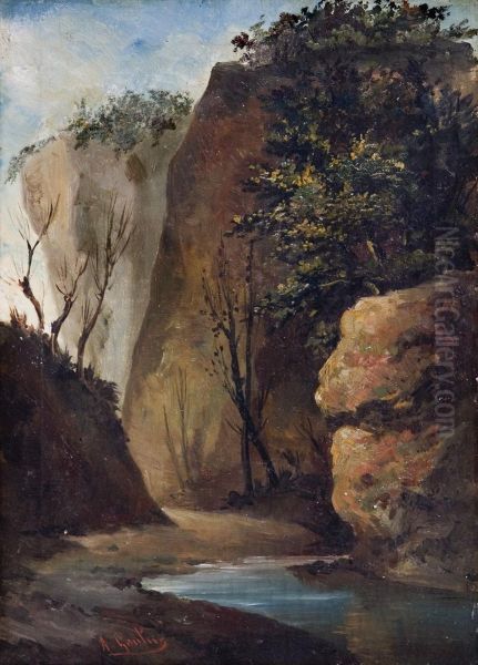 Paisaje Oil Painting by Armand Gautier
