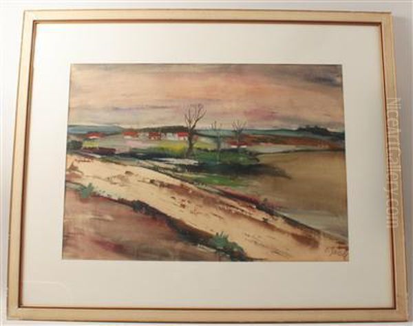 Landscape Oil Painting by Oskar Gawell