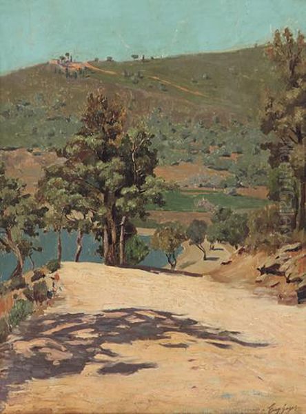 Costa Azzurra Oil Painting by Eugenio Gays