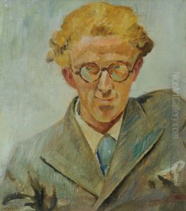 Ritratto Olio Su Tela