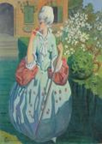 Damina Oil Painting by Cornelio Geranzani