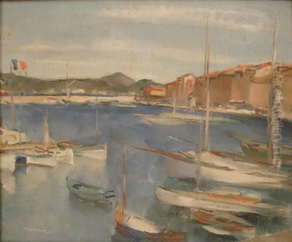 Le Port Oil Painting by Abel Gerbaud
