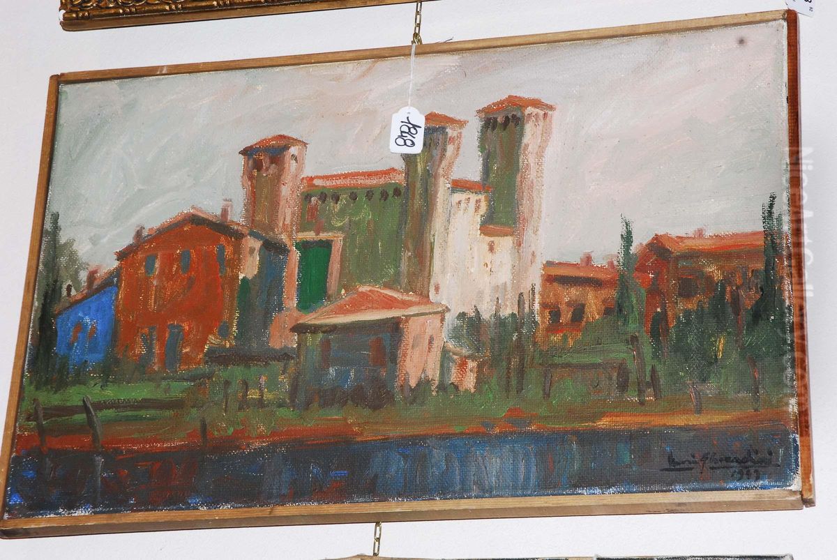 Rocca Di Vignola Oil Painting by Mario Gherardini