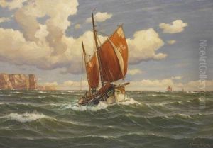 Finkenwerderfischkutter Vor Helgoland