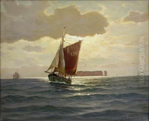 Ewer Vor Helgoland
