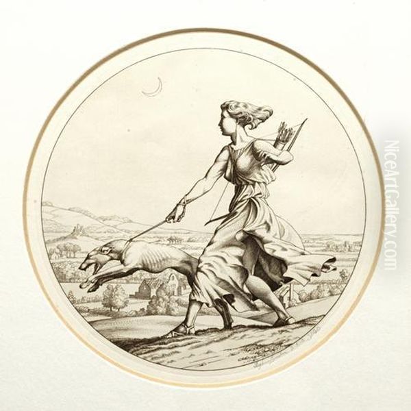 Diana The Huntress Oil Painting by Stephen Gooden